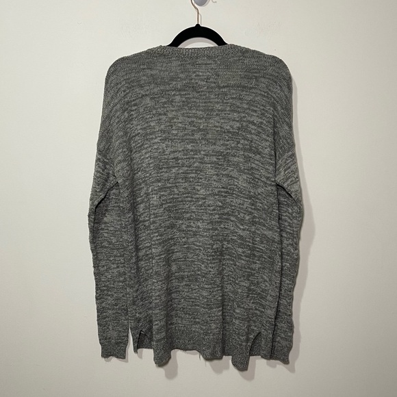 Hollister women’s grey Y2K long long sleeve button up oversized cardigan in M - Picture 6 of 6